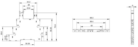 MODUŁ PRZEKAŹNIKOWY PK-41F-1Z-C2-1/12V MODUŁ PRZEKAŹNIKOWY PK-41F-1Z-C2-1/12V