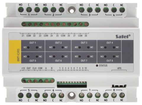 EKSPANDER INT-IORS 8 WEJŚĆ/8 WYJŚĆ SATEL EKSPANDER INT-IORS 8 WEJŚĆ/8 WYJŚĆ SATEL