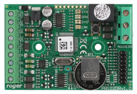 KONTROLER DOSTĘPU PR102DR-BRD ROGER KONTROLER DOSTĘPU PR102DR-BRD ROGER