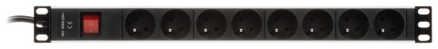 LISTWA ZASILAJĄCA PD-8/RACK LISTWA ZASILAJĄCA PD-8/RACK