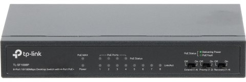SWITCH POE TL-SF1008P 8-PORTOWY TP-LINK SWITCH POE TL-SF1008P 8-PORTOWY TP-LINK
