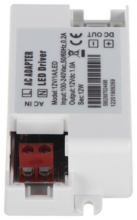 ZASILACZ IMPULSOWY 12V/1A/LED ZASILACZ IMPULSOWY 12V/1A/LED