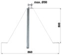 OBEJMA MUROWA OMP-50W50