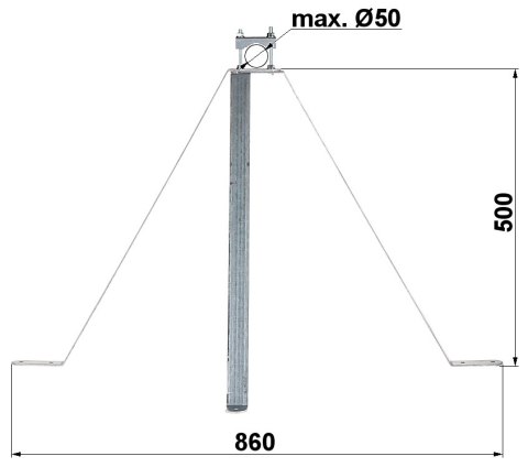 OBEJMA MUROWA OMP-50W50 OBEJMA MUROWA OMP-50W50