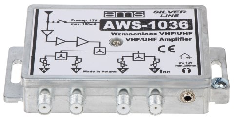 WZMACNIACZ ANTENOWY AWS-1036 AMS WZMACNIACZ ANTENOWY AWS-1036 AMS