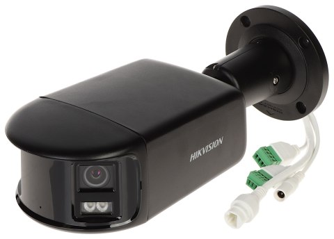 KAMERA IP DS-2CD2T87G2P-LSU/SL(4MM)(C)BLACK PANORAMICZNA ColorVu - 7.4 Mpx 2 x 4 mm Hikvision KAMERA IP DS-2CD2T87G2P-LSU/SL(4MM)(C)BLACK PANORAMICZNA ColorVu - 7.4 Mpx 2 x 4 mm Hikvision