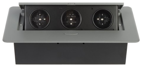 LISTWA ZASILAJĄCA MEBLOWA OR-GM-9032/GR (3 GNIAZDA) ORNO LISTWA ZASILAJĄCA MEBLOWA OR-GM-9032/GR (3 GNIAZDA) ORNO