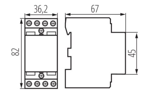 STYCZNIK MODUŁOWY KMC-20-40 20 A 400 V AC IDEAL STYCZNIK MODUŁOWY KMC-20-40 20 A 400 V AC IDEAL