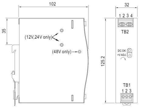 ZASILACZ IMPULSOWY EDR-75-12 MEAN WELL ZASILACZ IMPULSOWY EDR-75-12 MEAN WELL