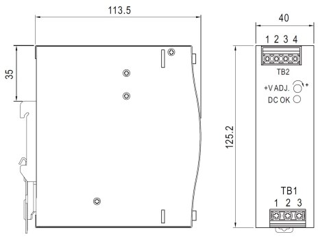 ZASILACZ IMPULSOWY NDR-120-12 MEAN WELL ZASILACZ IMPULSOWY NDR-120-12 MEAN WELL
